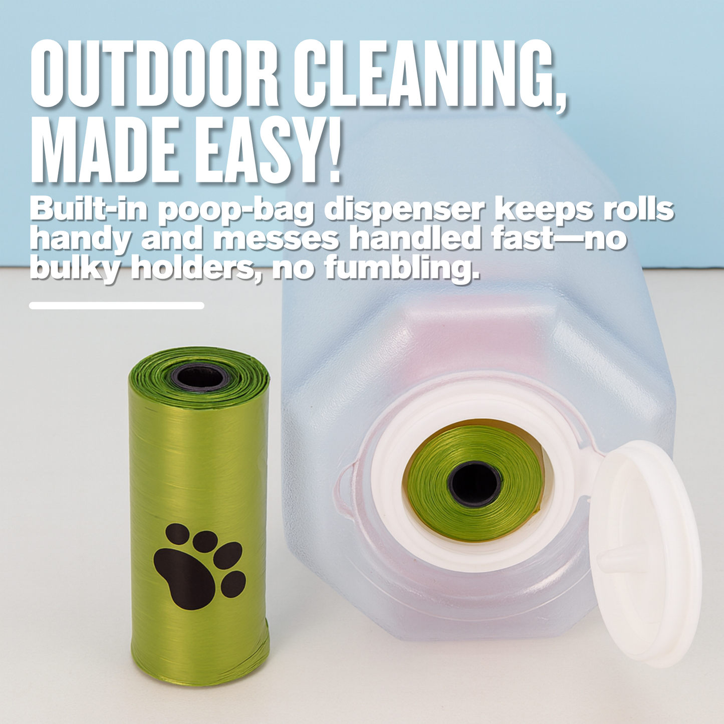 Finally, The Pet Bottle That Does It All — Hydrate, Feed & Clean Instantly 🐾