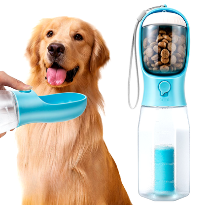 Finally, The Pet Bottle That Does It All — Hydrate, Feed & Clean Instantly 🐾
